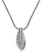 Balissima By Effy Diamond Two-tone Pendant Necklace (1/10 Ct. T.w.) In Sterling Silver & 18k Gold