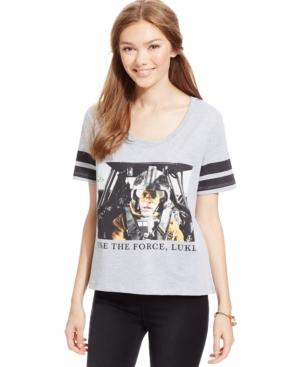 Mighty Fine Juniors' Star Wars Luke Graphic T-shirt