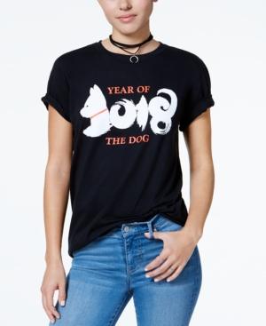 Hybrid Juniors' Year Of The Dog 2018 Graphic T-shirt