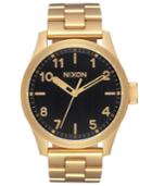 Nixon Men's Safari Gold-tone Stainless Steel Bracelet Watch 43mm
