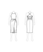 Customize: Switch To Halter Neck - Fame And Partners Crisscross-back Halter Dress