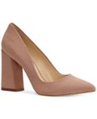 Vince Camuto Talise Pointed Block-heel Pumps Women's Shoes