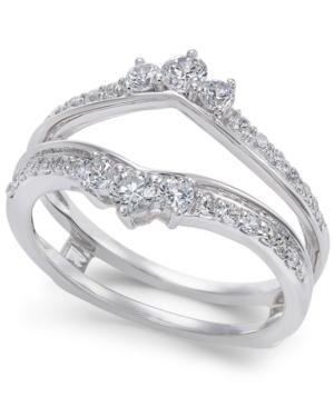 Diamond Enhancer Ring Guard (5/8 Ct. T.w.) In 14k White Gold
