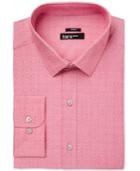 Bar Iii Men's Slim-fit Stretch Easy Care Coral Dot Dobby Dress Shirt, Only At Macy's