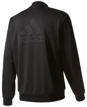 Adidas Men's Logo Tricot Bomber, Only At Macy's