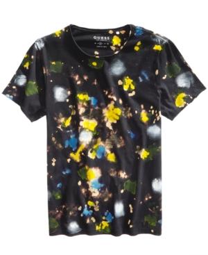 Guess Men's Paint-splatter T-shirt