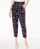 Maison Jules Printed Pull-on Pants, Created For Macy's