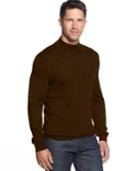 Club Room Solid Merino-blend Mock-neck Sweater