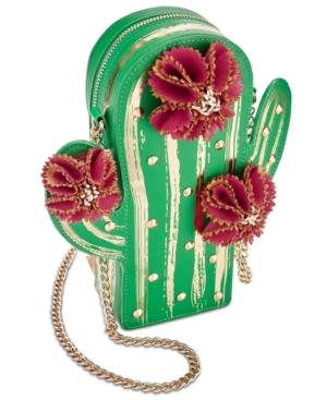 Betsey Johnson Lookin' Sharp Mini Cactus Crossbody