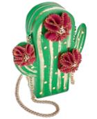 Betsey Johnson Lookin' Sharp Mini Cactus Crossbody