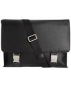 Calvin Klein Saffiano Leather Messenger Bag