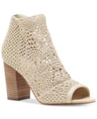 Jessica Simpson Rianne Crochet Block-heel Sandals Women's Shoes