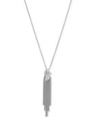 Bcbgeneration Silver-tone Tassel Pendant Necklace