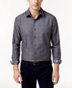 Tasso Elba Men's Grid-pattern Shirt, Only At Macy's