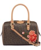 Calvin Klein Signature Floral Small Satchel