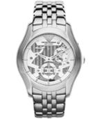 Emporio Armani Men's Automatic Meccanico Stainless Steel Bracelet Watch 43mm Ar4676