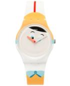 Swatch Unisex Swiss Es War Einmal Multi-color Silicone Strap Watch 34mm Gw176