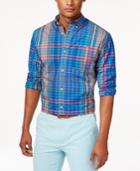 Tommy Hilfiger Men's Harbour Madras Plaid Long-sleeve Shirt