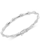 Giani Bernini Bamboo-look Link Bracelet In Sterling Silver, Created For Macy's