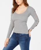 Guess Holly Ribbed Lace-up Sweater