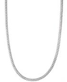 "men's Sterling Silver Necklace, 24"" 5-1/2mm Chain"