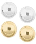 Nine West Gold-tone And Silver-tone Stud Duo Earring
