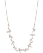 Carolee Gold-tone Crystal & Imitation Pearl 16 Collar Necklace