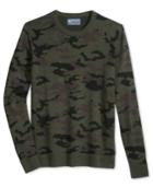 American Rag Men's Camo-print Sweater, Only At Macy's