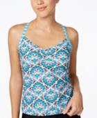Go By Gossip Printed Tankini Top Women's Swimsuit