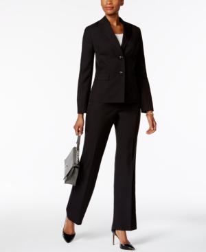 Le Suit Tonal Pinstripe Pantsuit