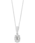 Classique By Effy Diamond Pendant Necklace (1/2 Ct. T.w.) In 14k White Gold