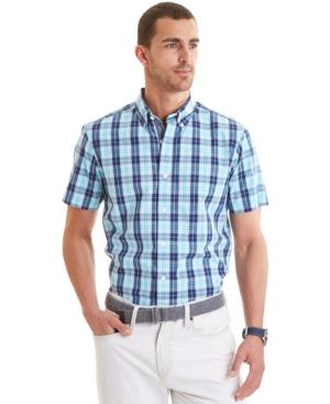Nautica Slim-fit Bali Plaid Short-sleeve Button-down Shirt