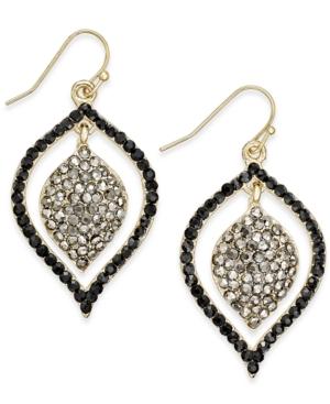 Inc International Concepts Gold-tone Pave Orbital Drop Earrings, Only At Macy's