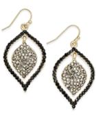 Inc International Concepts Gold-tone Pave Orbital Drop Earrings, Only At Macy's