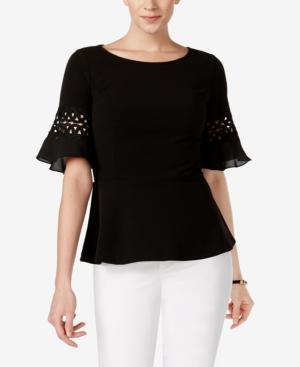 Charter Club Lace-trim Top, Created For Macy's