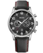 Hugo Boss Watch, Men's Chronograph Aeroliner Black Cordura Strap 44mm 1512919