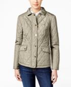 Charter Club Petite Quilted Coat, Only At Macy's