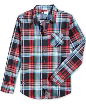 Lrg Men's Indulgent Plaid Twill Shirt
