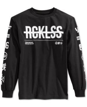 Young & Reckless Men's Strike Through Long-sleeve T-shirt