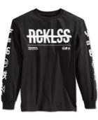 Young & Reckless Men's Strike Through Long-sleeve T-shirt
