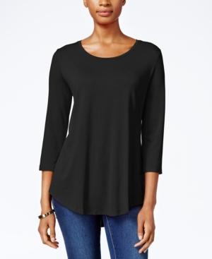 Jm Collection Scoop-neck Top, Created For Macy's