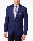 Ryan Seacrest Distinction Men's Solid Navy Slim-fit Blazer, Only At Macy's