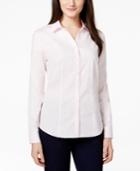 Charter Club Petite Long-sleeve Shirt, Only At Macy's