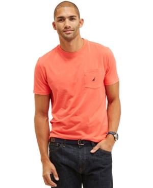 Nautica Men's Pocket Crew-neck T-shirt