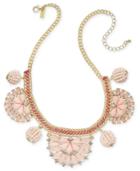 I.n.c. Gold-tone Stone & Crystal Statement Necklace, 18 + 3 Extender, Created For Macy's