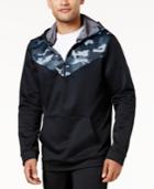 Id Ideologyy Men's Performance Camo Colorblocked Half-zip Hoodie, Created For Macy's