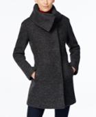 Cole Haan Textured-envelope-collar Walker Coat