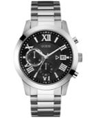 Guess Men's Chronograph Stainless Steel Bracelet Watch 45mm U0668g3