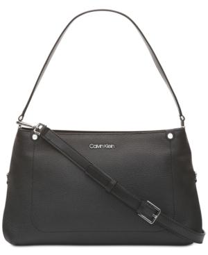 Calvin Klein Jackson Pebble Leather Crossbody
