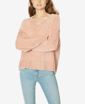 Sanctuary Chenille V-neck Pullover Sweater